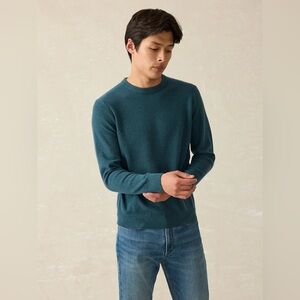 Faherty Jackson crew men’s sweater organic cotton